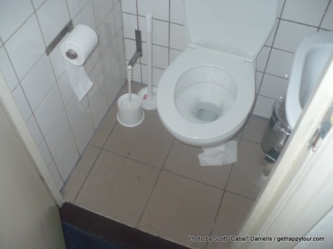 Hotel toilet