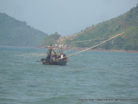 Myanmar fishing boat